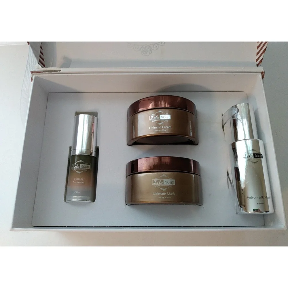 Lola Soap Bath Lab Collection box w/ Firming Treatment, Ultimate Cream & 2 Masks